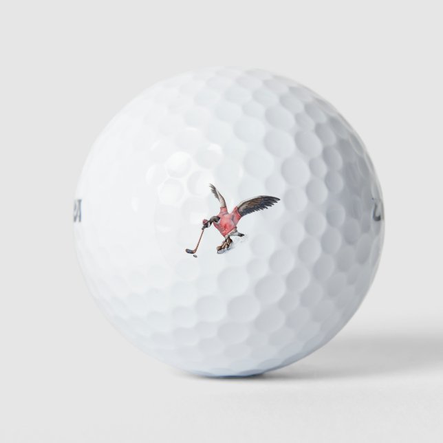 Pelotas De Golf Canadá: Hockey sobre oca (Anverso)