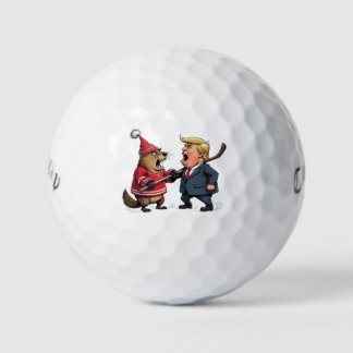 Pelotas De Golf Canadá luchando contra Trump