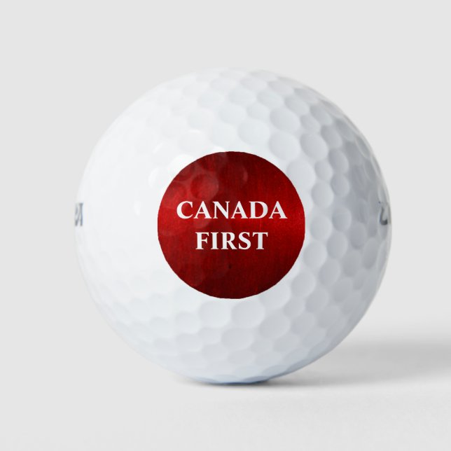 PELOTAS DE GOLF CANADÁ PRIMERO (Anverso)