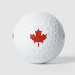 Pelotas De Golf Canadá: Red Maple Leaf Canadá
