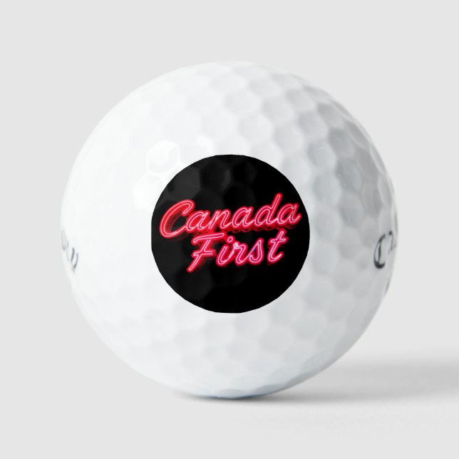 PELOTAS DE GOLF CANADAFIRST (Anverso)