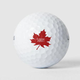 Pelotas De Golf Canadiense gracioso