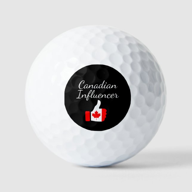 Pelotas De Golf Canadiense Influencer thumbs up Lighthouse route (Anverso)