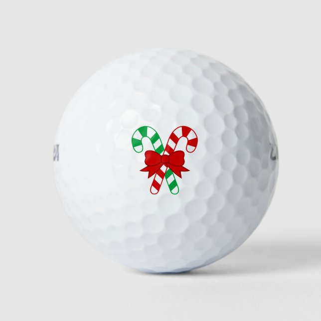 Pelotas De Golf Candy Cane Golf Ball (Anverso)