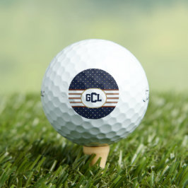 Pelotas De Golf Candy Cane Stripes & Polka Dots Golf Balls