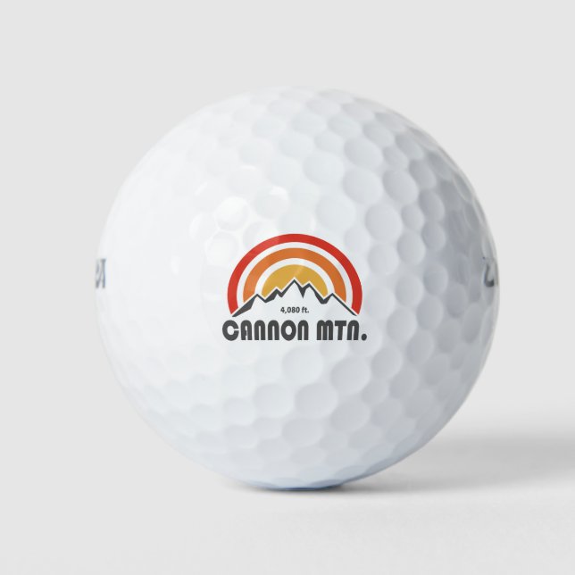 Pelotas De Golf Cannon Mountain New Hampshire (Anverso)