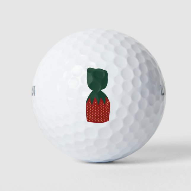 Pelotas De Golf Cañones Bon Bons de fresa (Anverso)