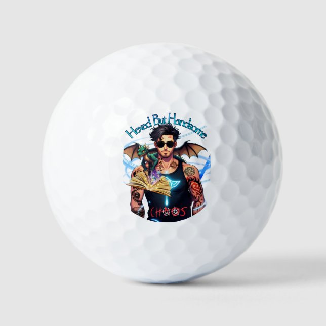 Pelotas De Golf Caos hexagonal pero guapo (Anverso)
