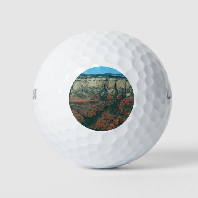Pelotas De Golf Capas de rocas rojas en Sedona Arizona (Anverso)
