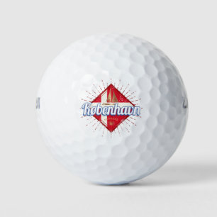 Pelotas De Golf Capital de Copenhague Dinamarca Navegación por mar