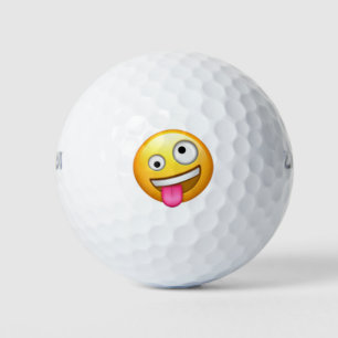 Pelotas De Golf Cara con un ojo grande y uno pequeño - Emoji