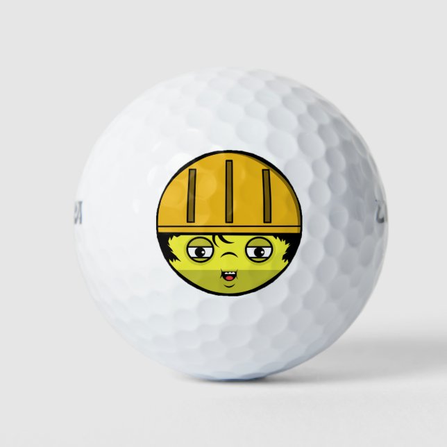 Pelotas De Golf Cara de construcción (Anverso)