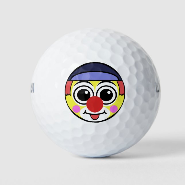 Pelotas De Golf Cara de payaso (Anverso)