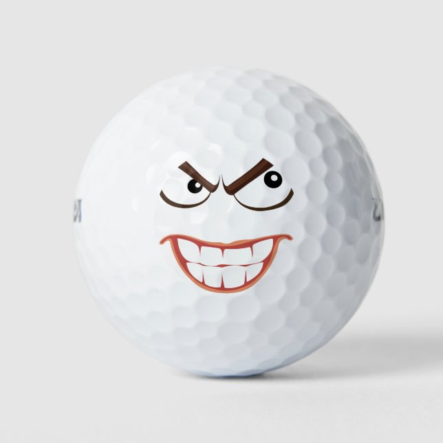 Pelotas De Golf Cara de venganza (Anverso)