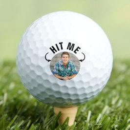 Pelotas De Golf Cara Divertida Golpéame