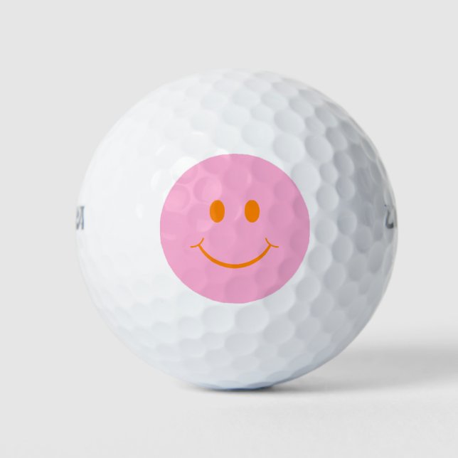 Pelotas De Golf Cara feliz (Anverso)