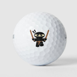 Pelotas De Golf Carácter Ninja personalizado