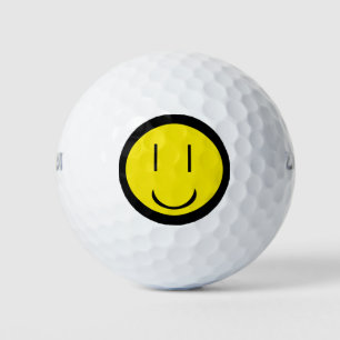 Pelotas De Golf Caras de golf Smiley Face