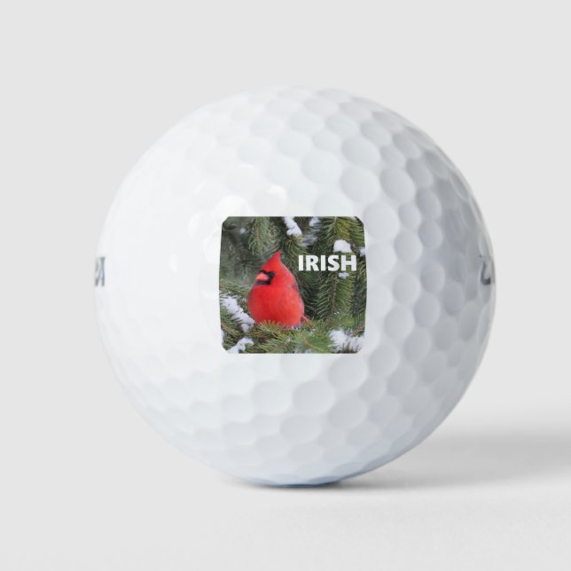 Pelotas De Golf Cardenal irlandés (Anverso)