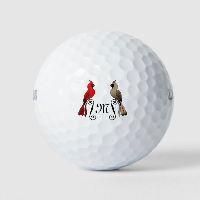 Pelotas De Golf Cardenal norte SongBird (Anverso)