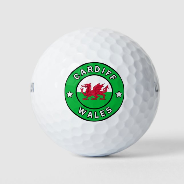 Pelotas De Golf Cardiff Wales (Anverso)