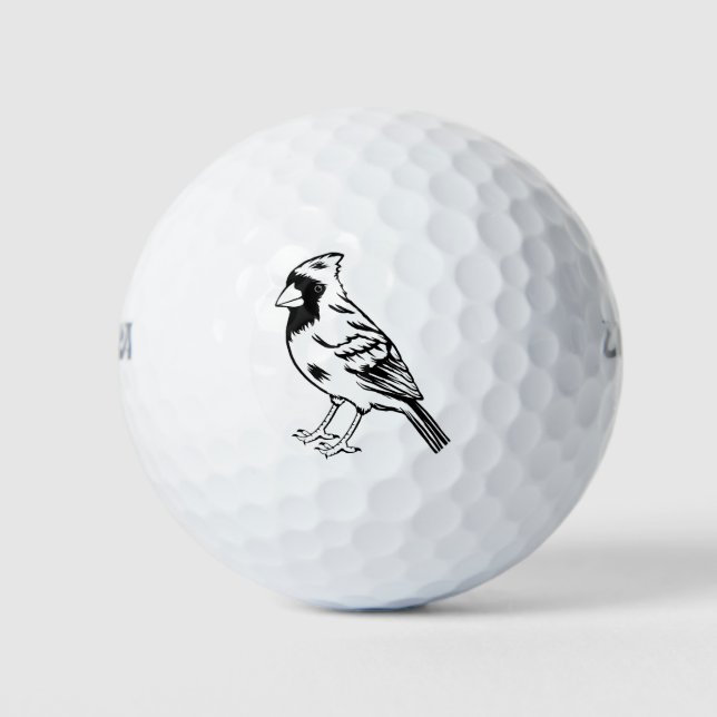 Pelotas De Golf Cardinal Bird (Anverso)