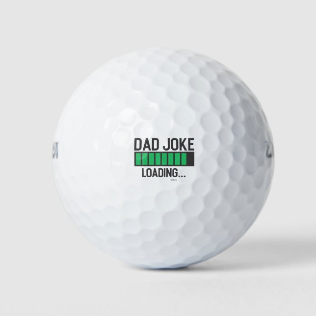 Pelotas De Golf Carga de Chiste de papá... (Anverso)