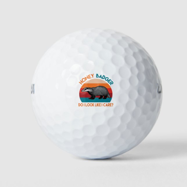 Pelotas De Golf cariño, ¿me parece que me importa? (Anverso)