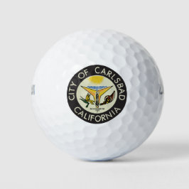 Pelotas De Golf Carlsbad (California) City Seal