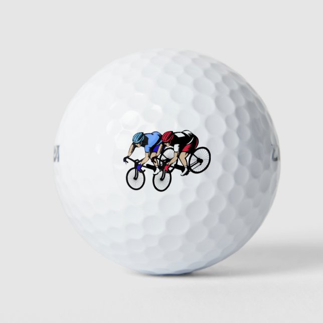 Pelotas De Golf Carrera de bicicletas (Anverso)