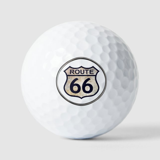 Pelotas De Golf Carreteras de golf Route 66 (Anverso)