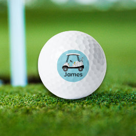 Pelotas De Golf Carrito de Golf con Cerveza y Hot Dog