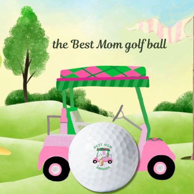 Pelotas De Golf Carro de golf único mejor nombre de monograma de m (Subido por el creador)