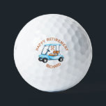 Pelotas De Golf Carro monograma de nombre personalizado<br><div class="desc">Algo especial para el caballero que se ha retirado O cambiar el mensaje y se convierte en un cumpleaños / día del padre / o cualquier otro tipo de regalo. Cualquier pregunta de diseño sólo envía un correo electrónico a charmdesignstudio@rcn.com y nos alegraremos de ayudar. Por cierto, hay artículos coincidentes...</div>
