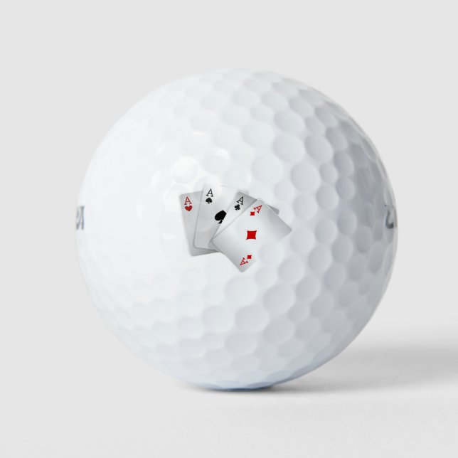 Pelotas De Golf cartas de juego Corazón adecuado Velocidad del Dia (Anverso)