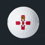 Pelotas De Golf Cartel de Irlanda del Norte<br><div class="desc">Bandera de Irlanda del Norte.</div>
