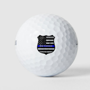 Pelotas De Golf Cartel de la Línea Azul retirada