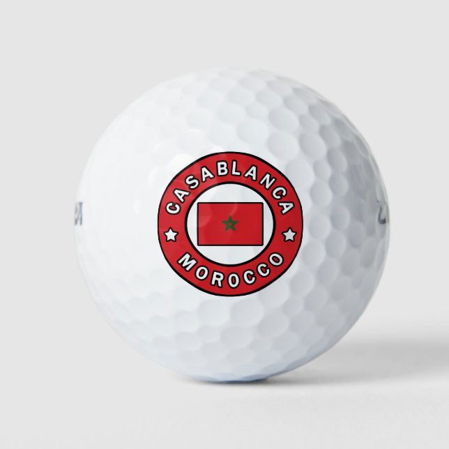 Pelotas De Golf Casablanca Marruecos (Anverso)
