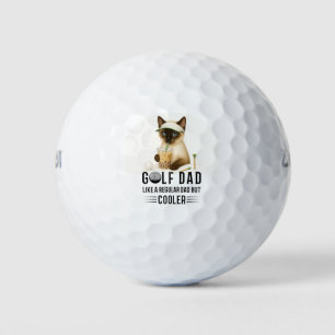 Pelotas De Golf CAT Feliz Día del Padre para los amantes del gato