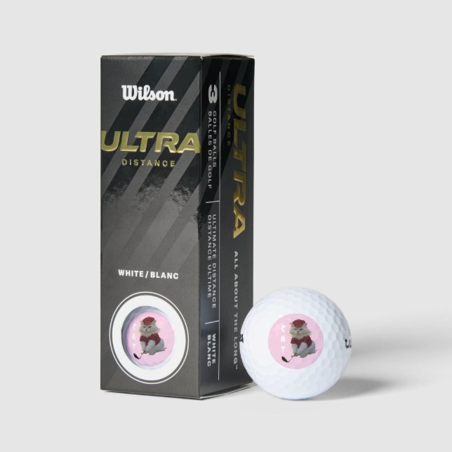 PELOTAS DE GOLF CAT GOLF BALLS (Embalaje)