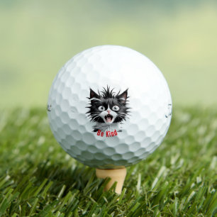 Pelotas De Golf Cataratas de golf Cat - Be Kind Hilarious Design