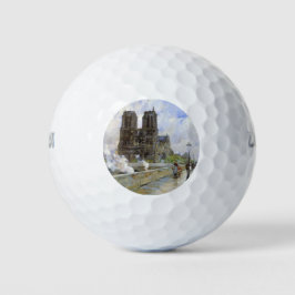 Pelotas De Golf Catedral de Notre Dame (París, Francia) (Arte de é