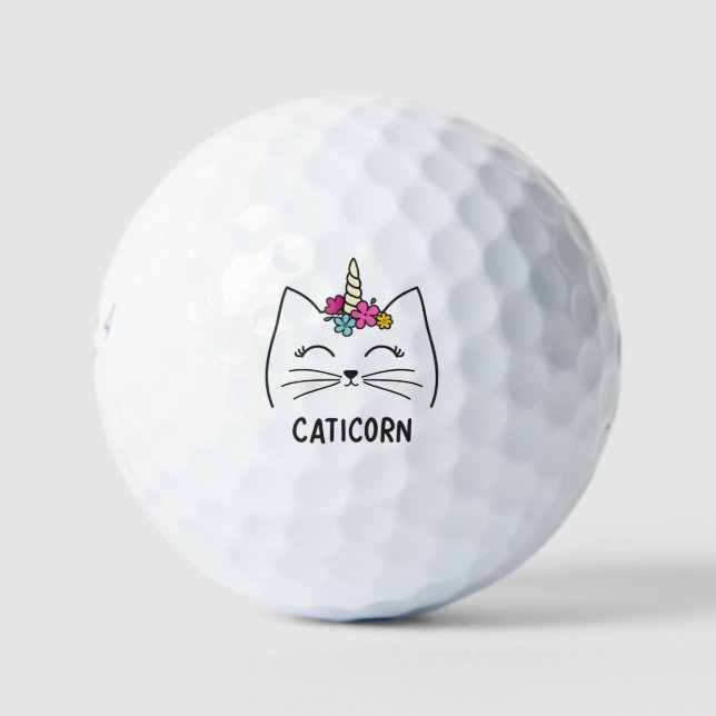 Pelotas De Golf Caticorn (Anverso)