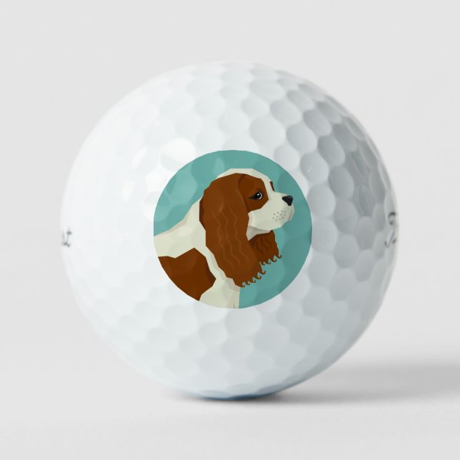 Pelotas De Golf  Cavalier King Charles Spaniel (Anverso)