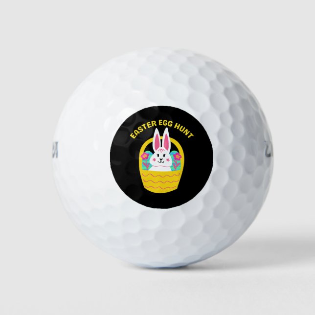 Pelotas De Golf Caza de huevos de Pascua (Anverso)