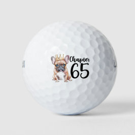 Pelotas De Golf Celebración de los 65 Años de Golf con Bulldog fra