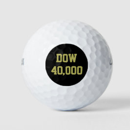 Pelotas De Golf Celebración del mercado de valores Dow 40000