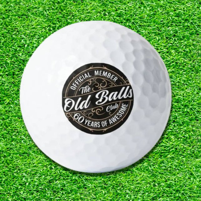 Pelotas De Golf Celebrando 60 años sorprendentes (60 Years of Golf: Driving Excellence!)
