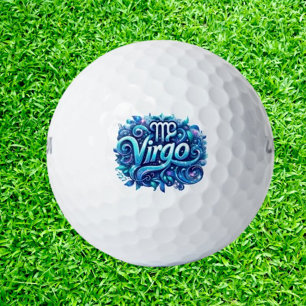 Pelotas De Golf Celebrando a Virgo 