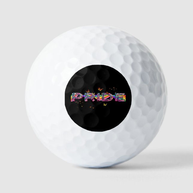 Pelotas De Golf Celebrar el orgullo (Anverso)